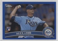 2011 Topps Chrome Blue Refractor 44/99 Alex Cobb #207 6u5