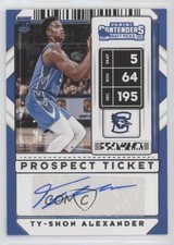 2020 Contenders Draft Picks Prospect Ticket Ty-Shon Alexander Rookie Auto RC n1u