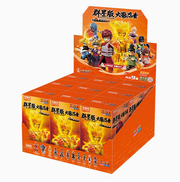 Blokees Heart of NINJA NARUTO Galaxy version 03 Blind box Assembly