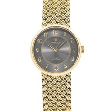 Orologio Rolex Cellini Geneve 4378 oro giallo 18 carati quadrante ardesia carica manuale 26 mm