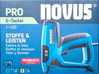 Novus J-120 Elektrotacker (FüR Feindrahtklammern Bis 14 Mm Und NäGel Bis 16 Mm.