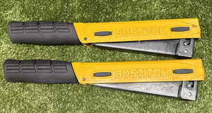 Lot Of 2 BOSTITCH H30-6: Hammer Stapler, Light Wire, 1/4-Inch to 3/8-Inch. WORKS