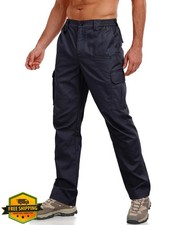Lzzidou Mens Tactical Cargo Pants Ripstop Water Resistant