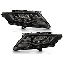 Full Led Headlight For 2016-2018 Lincoln Mkx W/o Auto Leveling Left+right Pair