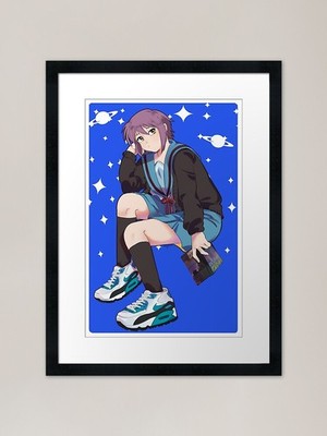 Cool Kicks Nagato gerahmter Kunstdruck gerahmt Wandbild Poster Leinwanddruck Bild