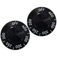 APW 300229 Thermostat Stove Knob Dial - Off/200-400°F Replacement Part 2 Pieces