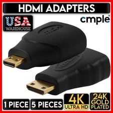 Mini Micro HDMI Adapter 1080p 3D 4K ARC Male to Female HDMI Cable Converter