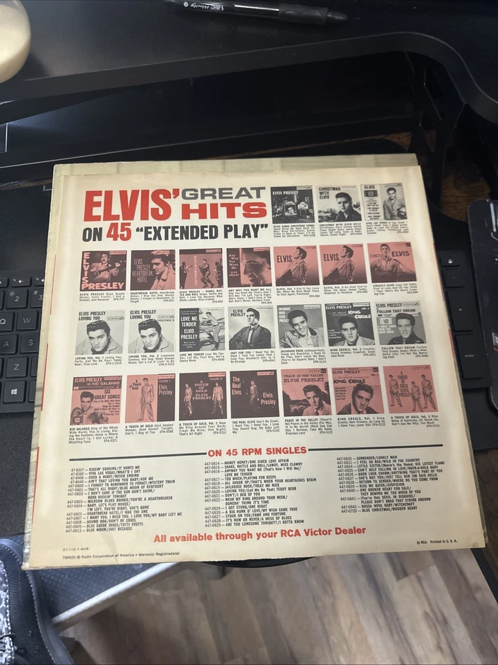 Elvis Presley His Hand in Mine by Elvis LP RCA LSP-2328 Stereo - Image 3 of 4