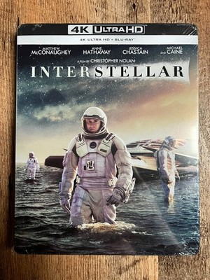 Interstellar w. Steelbook (4K UHD + Blu-ray, 2014, EU Import, Region Free) *NEW*
