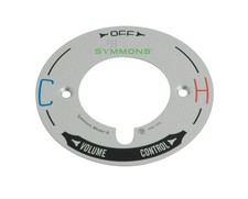 Temptrol Model B Escutcheon Dial T-29B Silver Replacement Part Accessory