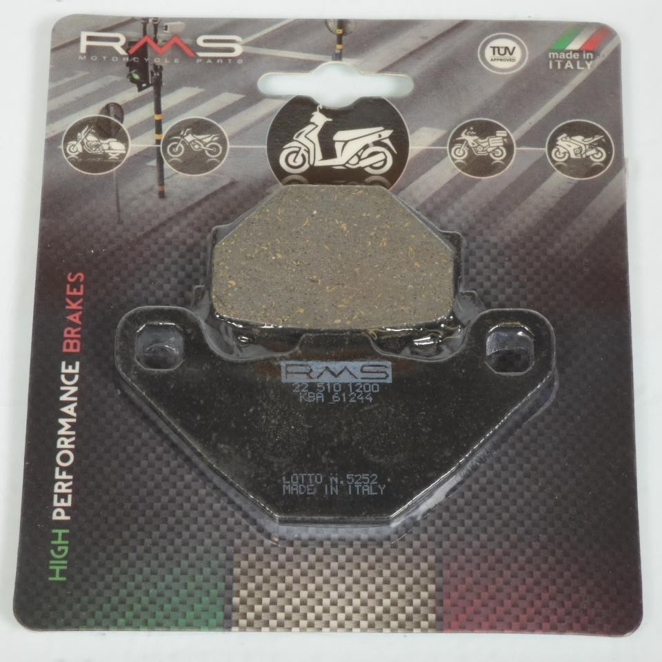 Plaquette de frein RMS quad Kymco 150 MXU piece freinage arriere L80000