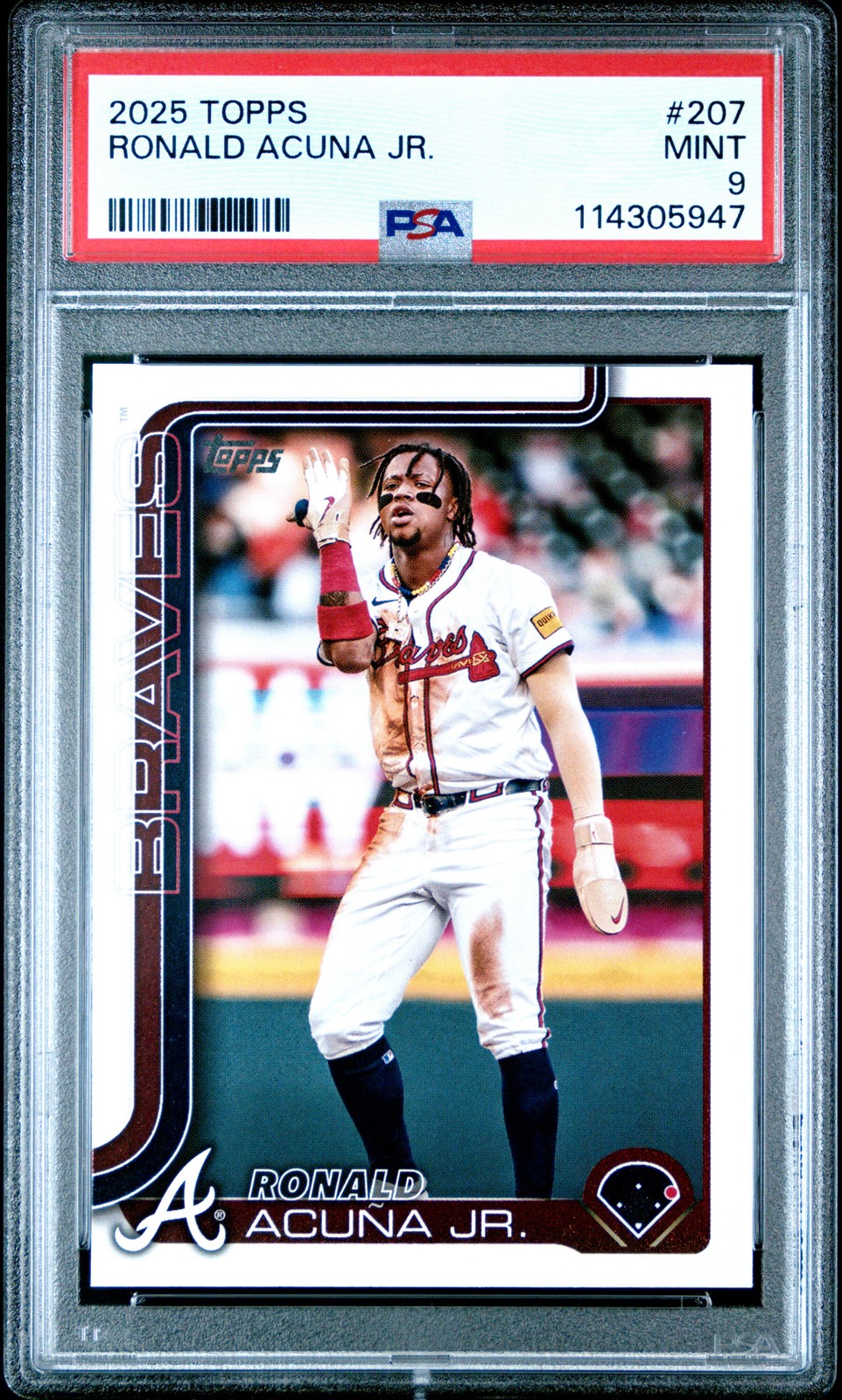 2025 TOPPS #207 RONALD ACUNA JR. PSA 9