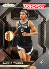 Jackie Young Monopoly Prizm 2024 #WNBA15 Las Vegas Aces