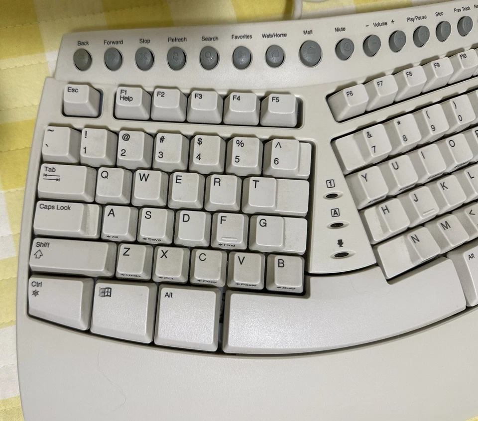 Dell by Microsoft Ergonomic Natural USB Keyboard Pro Model No. RT9403 - Image 2 of 4