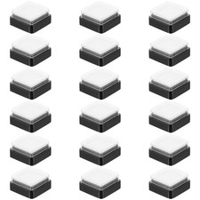 18Pcs Reusable Blank Ink Pad Set Durable Sponge Stamps for Kids DIY Craft Work