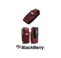 Ledertasche Blackberry 8100 Leather Rot Case