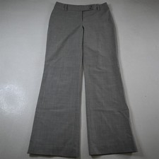 Ann Taylor 6 Gray Heather Wool Margo Flare Dress Womens Pants