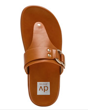 New 69.95 DV by Dolce Vita Women's Fashion Footbed Tan Sandal - Size: 10