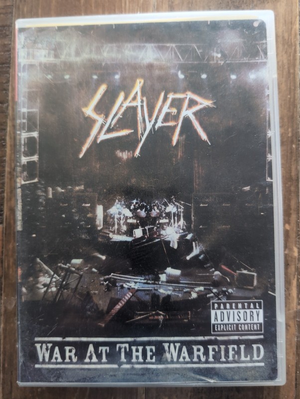 Slayer War At The Warfield DVD 2003 Release with Booklet Very Good Condition OOP