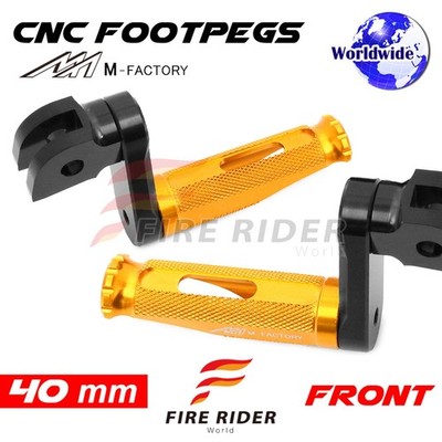 40mm Adjustable Gold Rider Foot Pegs SHINOBI For 748 /S/R All Year