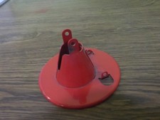 vintage structo or tonka semi fire red turn table for parts