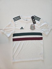 Adidas Mexico Soccer Jersey Youth XL FMF FIFA World Cup 2018 White Shirt BQ4687