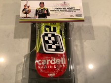 RYAN BLANEY AUTOGRAPHED 2025 FORD MENARDS/CARDELL NASHVILLE WIN DIECAST CARD
