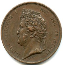 Medal, Louis Philippe I, Inauguration of the Arc de Triomphe 1836 no. 7687