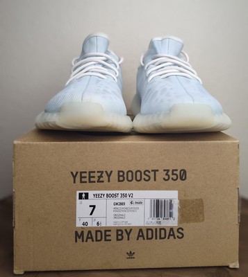 Adidas Yeezy Boost 350 V2 Mono Ice Men's Size 7 - GW2869