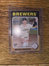 2024 Heritage High Number Red Ink 70/75 Bryan Hudson Auto White Sox