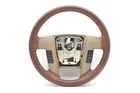 2009-2010 FORD F150 KING RANCH LEATHER STEERING WHEEL OEM