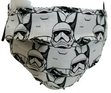 Star Wars Reversible Mask B Homemade Handcrafted - Adjustable Ear Straps
