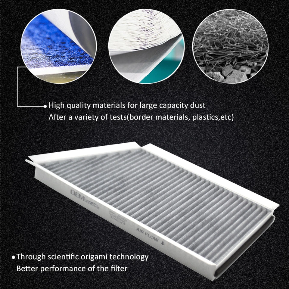 For Mercedes-Benz W203 S203 A203 CL203 C209 A209 Pollen Cabin Air Filter CF9905 - Изображение 2 из 4