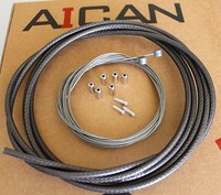 Aican Reaction Mtb Mountain Bike Brake Cable Housing Set Kit Ashima, Black Aican Reaction Mtb Mountain Bike Brake Cable Housing Set Kit Ashima, Black