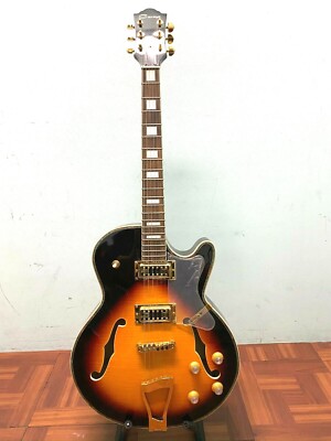 Semi Hollow Jazz Electric Guitar Cutaway