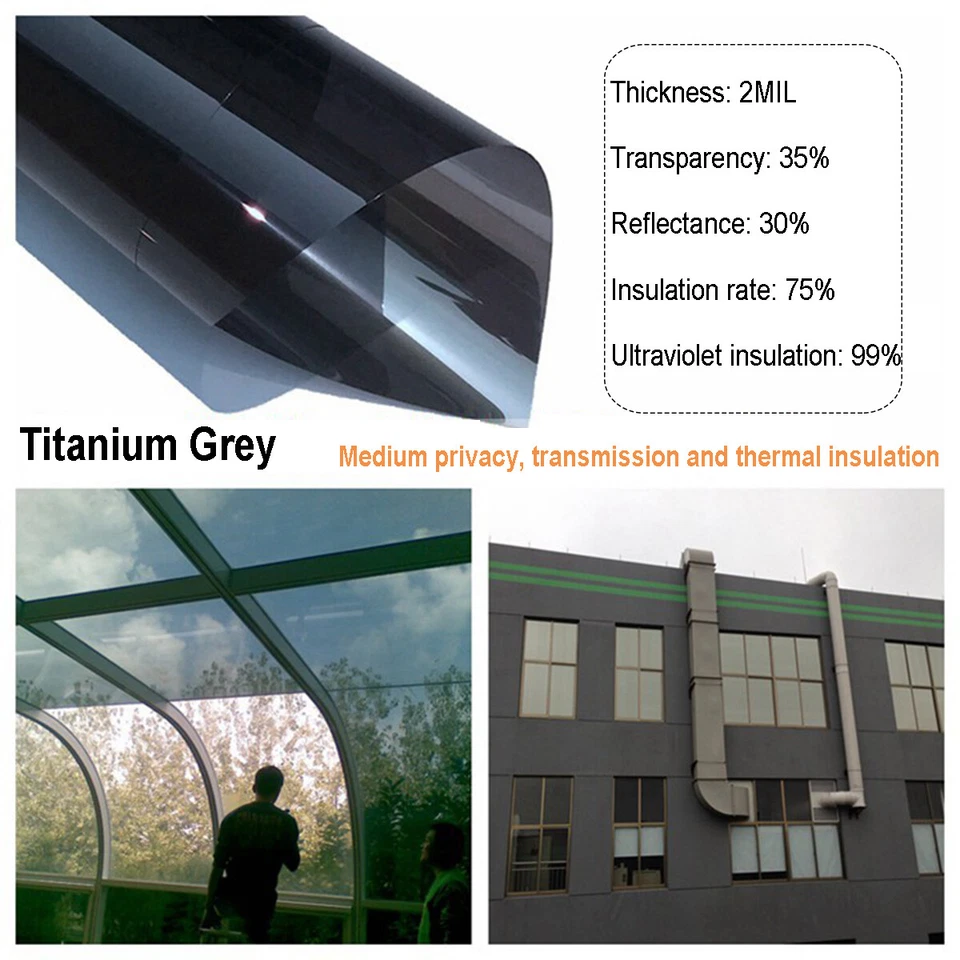 Riflettente Pellicola Finestra - Solare Controllo & un Modo Specchio Privacy 3M - Immagine 2 di 4