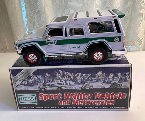 2004 Hess Sport Utility Vehicle and Motorcycles - 40th. Anniversary - New In Box - Picture 2 of 12
