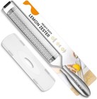 Lemon Zester, Heavy Duty Grater Handheld with Protective Cover