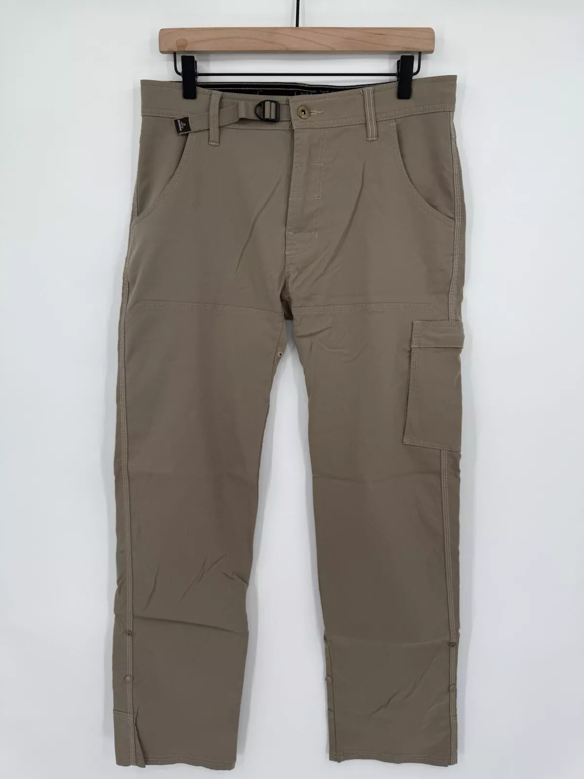 prana stretch zion cargo belted roll up outdoor hiking pants