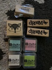 All New Lot of 8 - Stamps -  Acid Free Pigment Ink