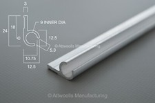 Awning Rail SMALL x 4m Length (EXTRA LONG)