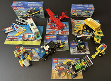 LEGO System Lot of 7 Vintage Town Sets 100 Complete 6491/6351/6581/6445/6615