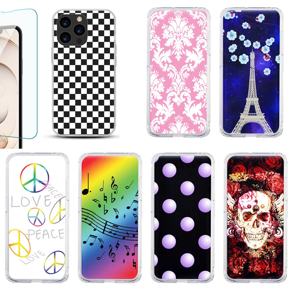 Phone Case for iPhone 13 / 13 Pro / 13 Pro Max, Tempered Glass P8 Phone Case for iPhone 13 / 13 Pro / 13 Pro Max, Tempered Glass P8