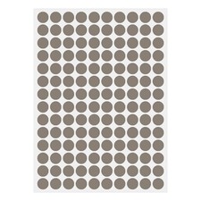 Self Adhesive Screw Hole Covers Caps, 700 Pieces/5 Sheets, 12mm, Waterproof