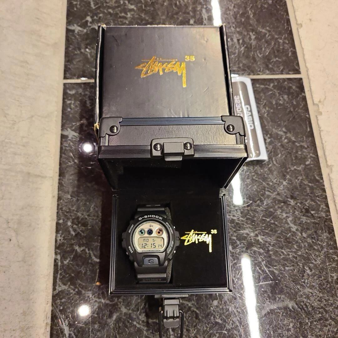 STUSSY G-SHOCK 35th Anniversary Limited Model DW-6900STF-1JR Case. Instructions.