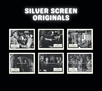 Last Train West 6x ORIGINAL UK FOH Lobby Cards Clint Walker Cheyenne