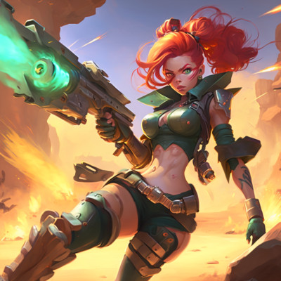 Upgrade Your Gaming Space with High-Quality Miss Fortune Digital Art Poster