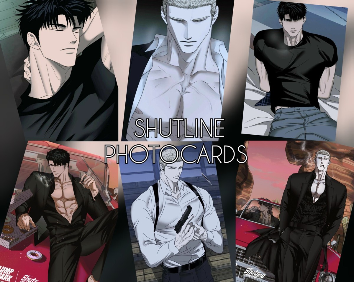 Shutline Manhwa Jake Gillan Shin Moon Shingun Yaoi Postcards