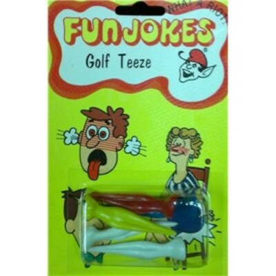 Golf Teeze - Five Colorful Nude Golf Tees - For Hours of Fun! - Golf