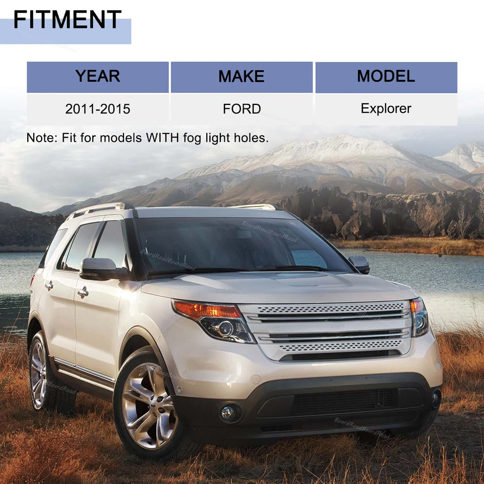 Front Lower Bumper Cover Fits 2011-15 Ford Explorer w/ Fog Light Hole FO1015112 Foto 2 de 4